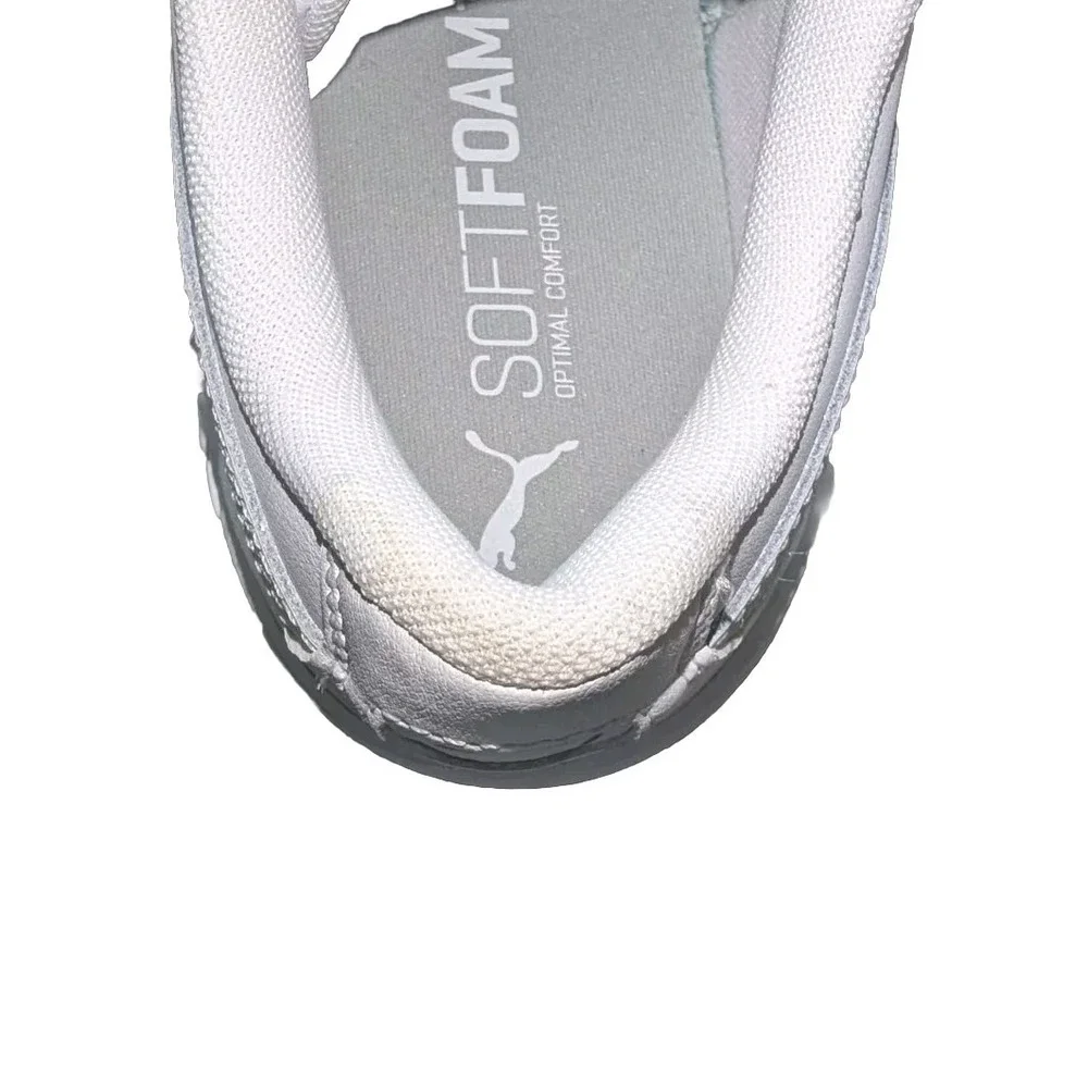 Size 11W - PUMA Smash Platform V2 Triple White W, Please Read Description.